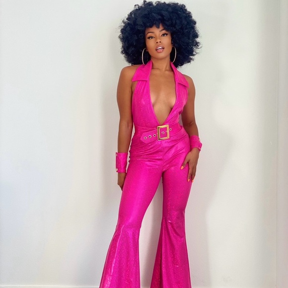 Groovy Lady 3 Piece Costume Set - Picture 4 of 5